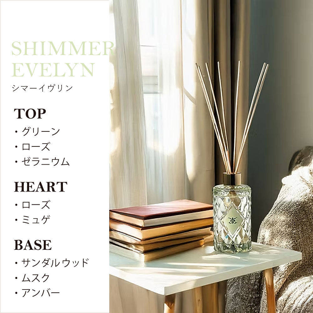 【Marche Aux Fleurs】マルシェ オ フルール フレグランス ディフューザー <シマーイヴリン>