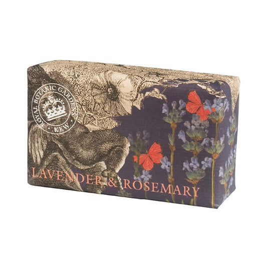 【THE ENGLISH SOAP COMPANY】KEW GARDEN キューガーデン ラグジュアリーシアソープ  <ラベンダー・ローズマリーの香り>