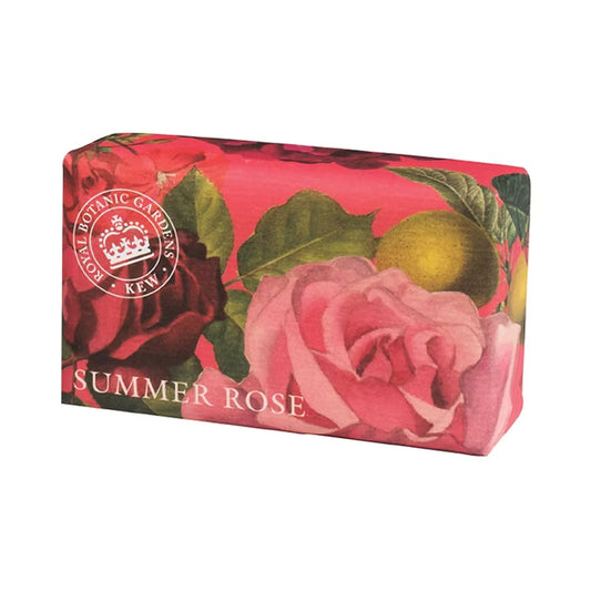 【THE ENGLISH SOAP COMPANY】KEW GARDEN キューガーデン ラグジュアリーシアソープ  <サマーローズの香り>