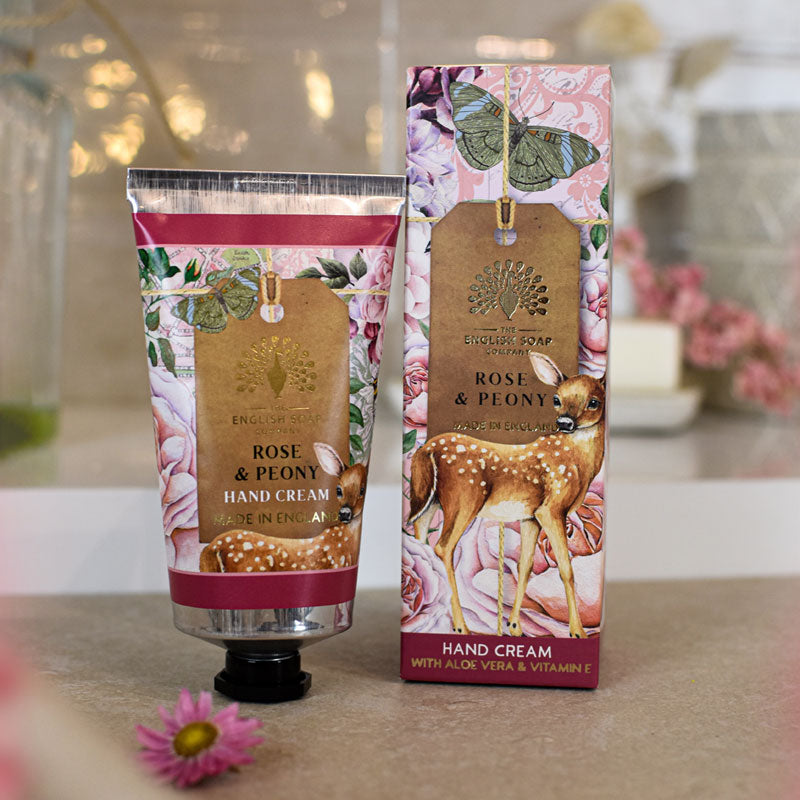 【THE ENGLISH SOAP COMPANY】Anniversary Collection ハンドクリーム <ローズ&ピオニーの香り>