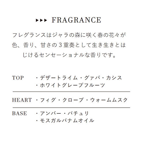 【Trelivings】ボディムース <ジャラハニー・ホワイトグレープフルーツの香り>