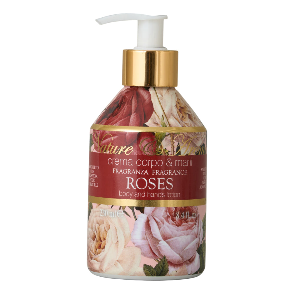 【Rudy】Nature&Arome ネイチャー&アロマ ボディ&ハンドローション 250mL <ローズ>