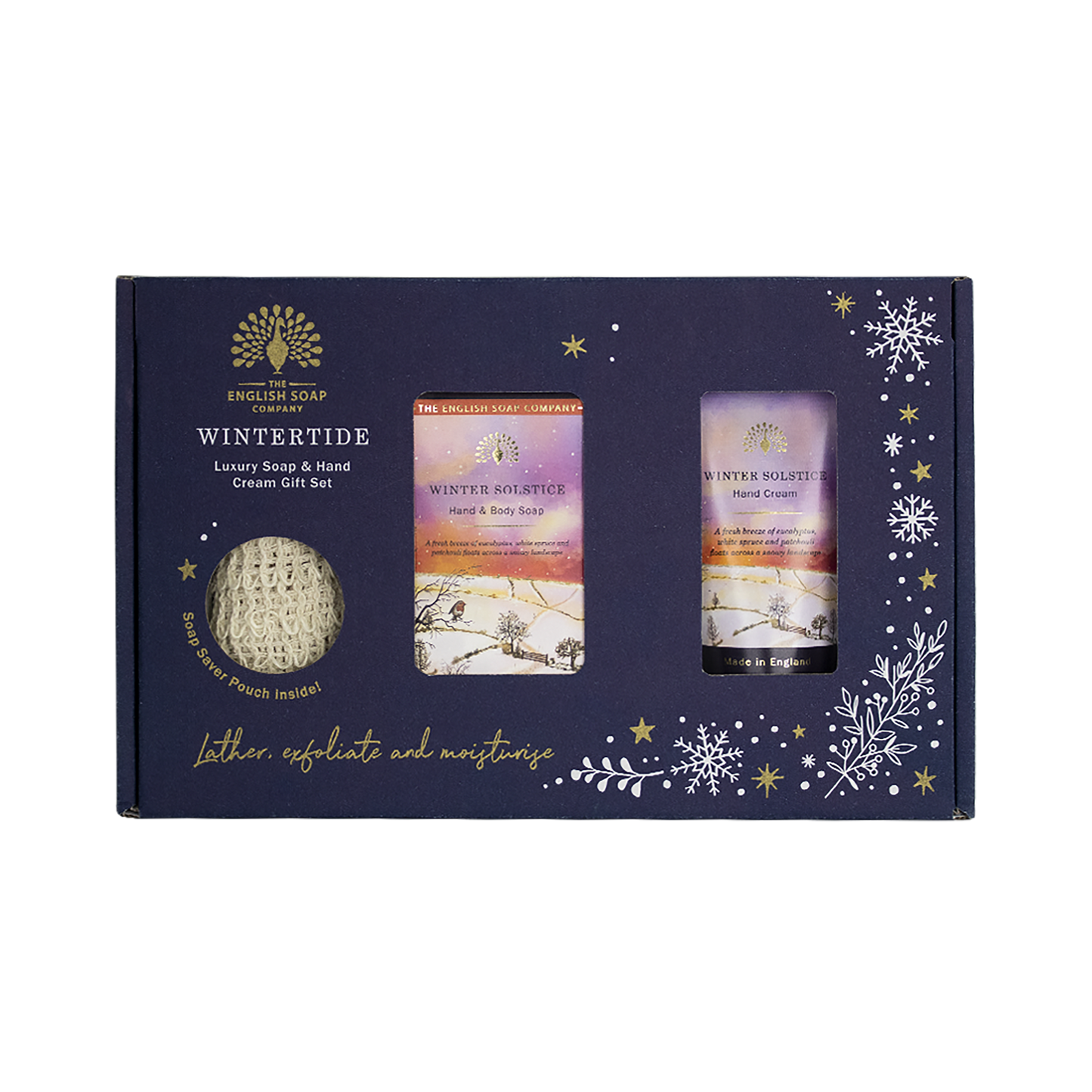 【THE ENGLISH SOAP COMPANY】WINTERTIDE ウインタータイド ギフトセット <ウィンターソルスティスの香り>