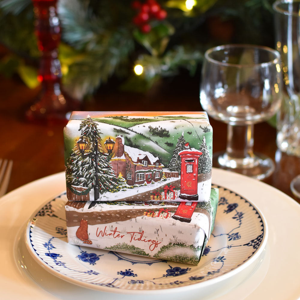 【限定】【THE ENGLISH SOAP COMPANY】クリスマスコレクション ソープ <カントリーサイドインウインター>