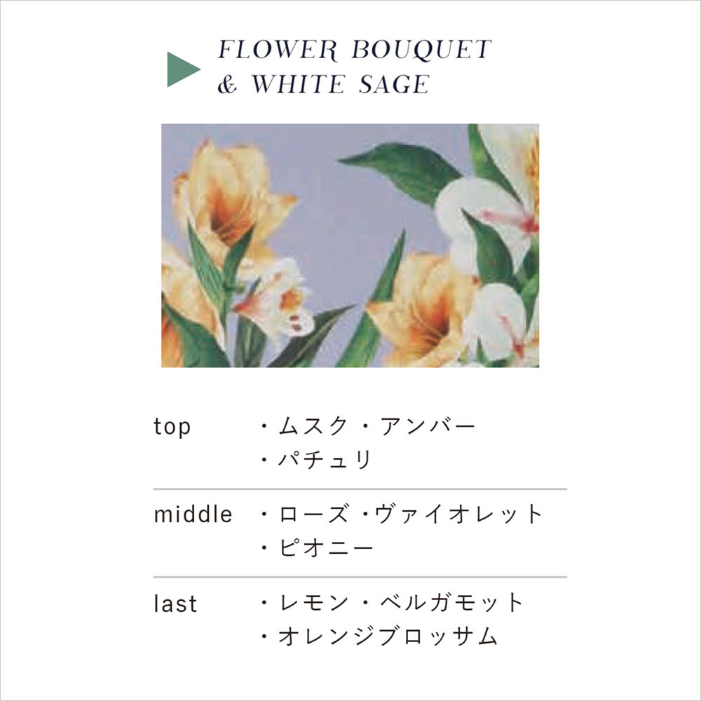 【半額以下】【BLOOM BLOOM】ワックスサシェ <フラワーブーケ・セージ>