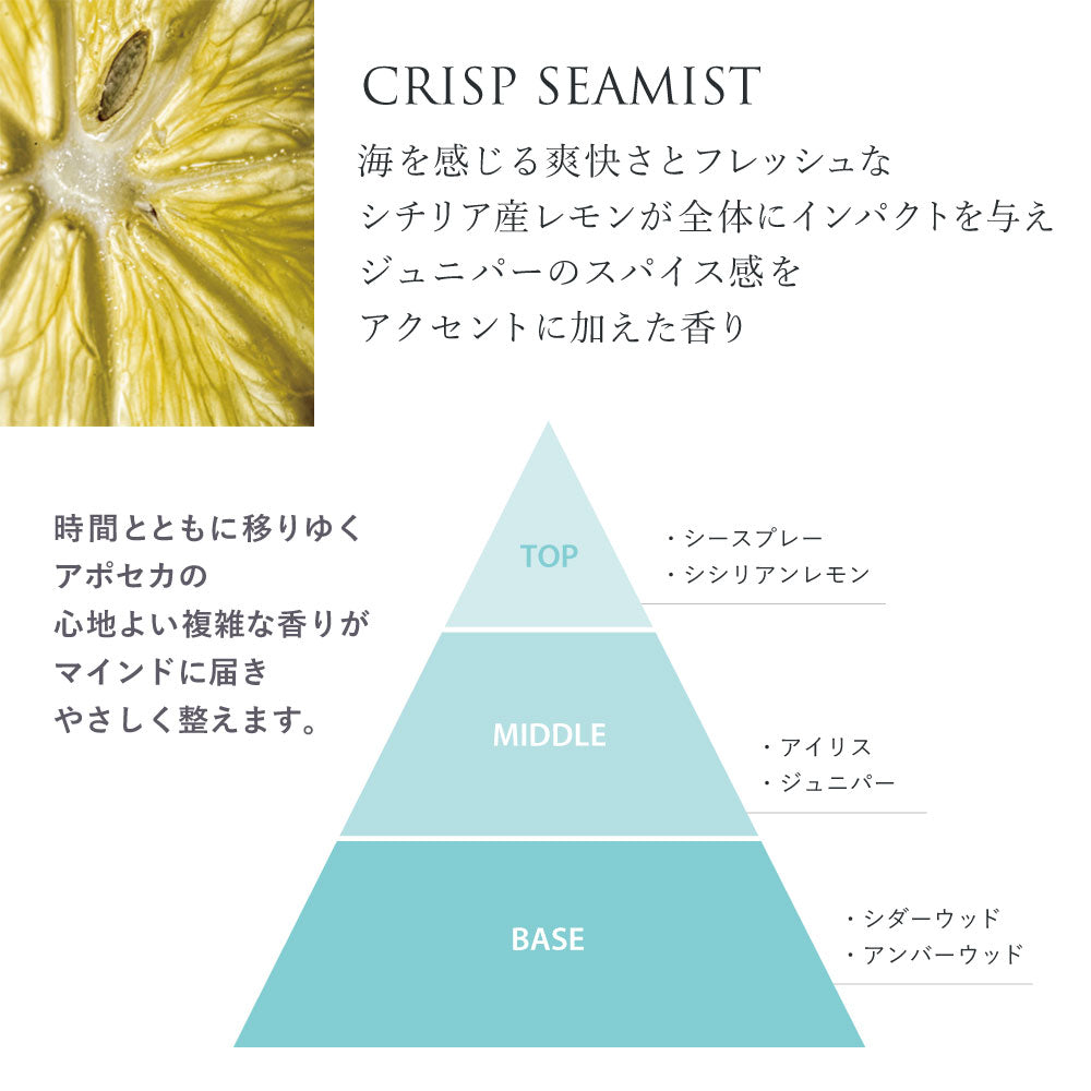 【Urban Rituelle】APOTHECA アポセカ フレグランス ディフューザー <クリスプシーミスト>