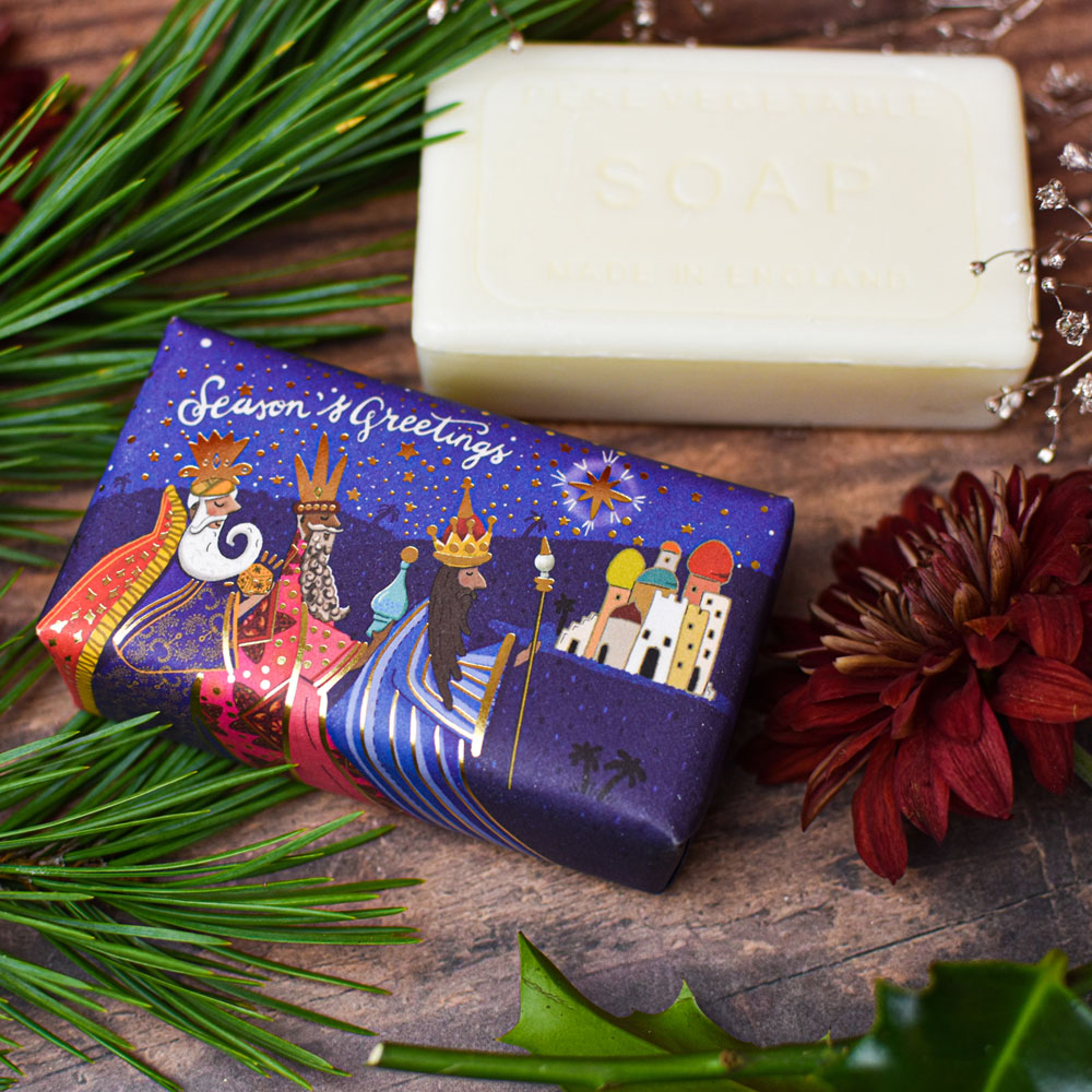 【限定】【THE ENGLISH SOAP COMPANY】クリスマスコレクション ソープ <スリーキングス>