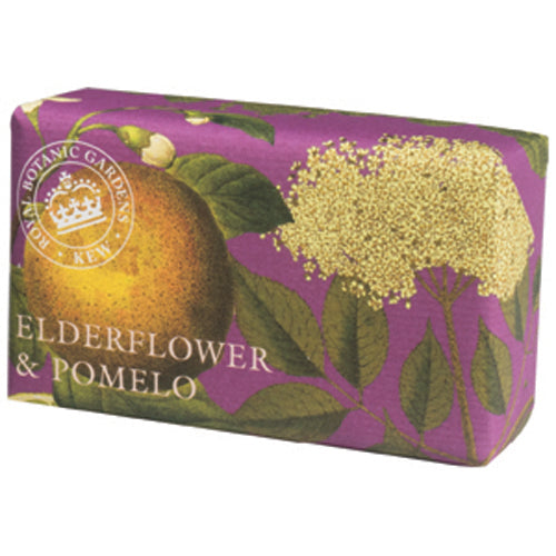 【THE ENGLISH SOAP COMPANY】KEW GARDEN キューガーデン ラグジュアリーシアソープ <エルダーフラワー・ポメロの香り>