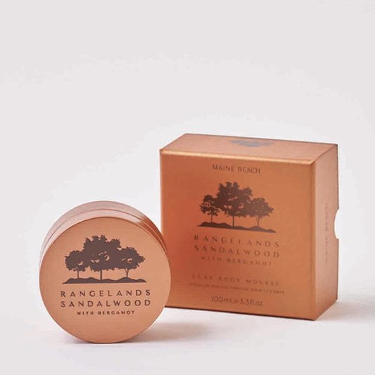 【MAINE BEACH】Luxe Body Mousse ボディムース ＜レインジランズ サンダルウッドwith ベルガモット＞