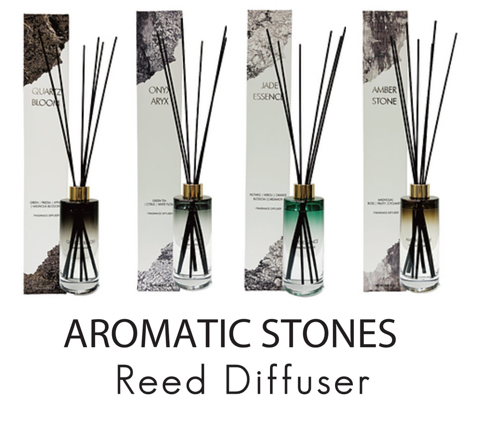 【AROMATIC STONES】アロマティックストーン Reed Diffuser リードディフューザー＜Onyx Aryx オニキスアリキス＞