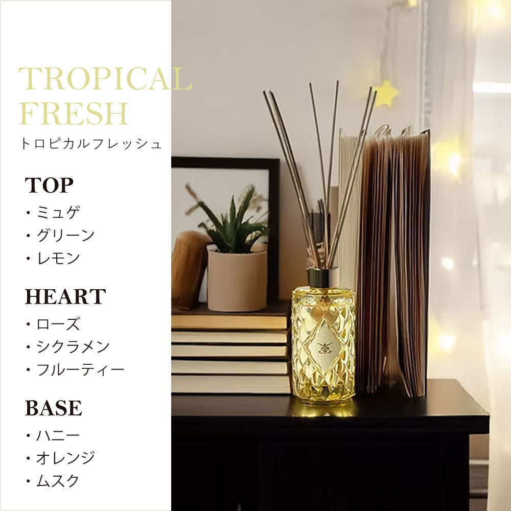 【Marche Aux Fleurs】マルシェ オ フルール フレグランス ディフューザー ＜トロピカルフレッシュ＞