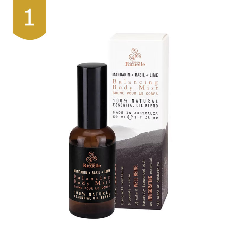 【Urban Rituelle】イクイリブリアム ボディミスト  ＜マンダリン・バジル・ライムの香り＞