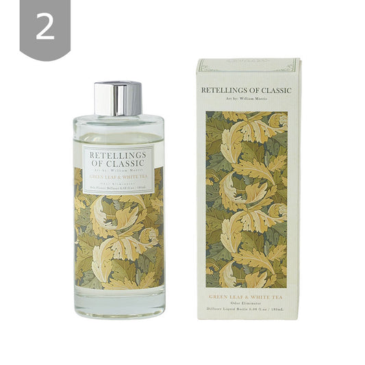 【RETELLINGS OF CLASSIC】ディフューザーリキッドボトル  ＜グリーンリーフ・ホワイトティの香り＞