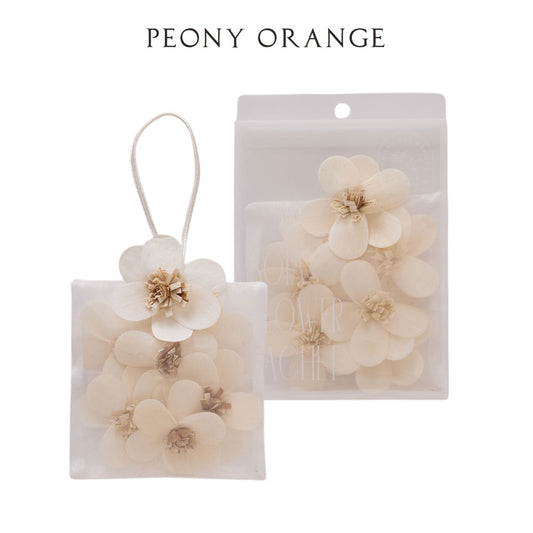 【Sola Flower】【香り付き】ソラフラワーサシェ ＜ ピオニーオレンジ ＞