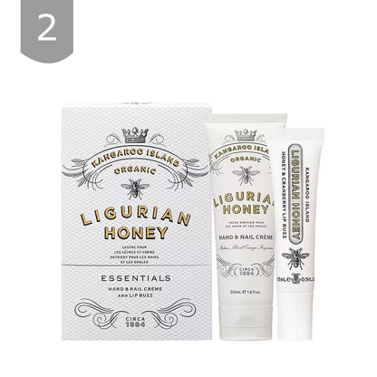 【MAINE BEACH】リグリアンハニー エッセンシャルデュオパック（リップバーム・ミニハンド＆ネイルクリーム）