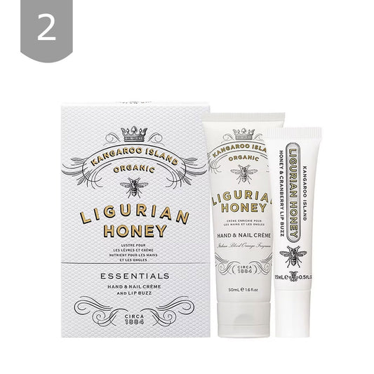 【MAINE BEACH】リグリアンハニー エッセンシャルデュオパック（リップバーム・ミニハンド＆ネイルクリーム）