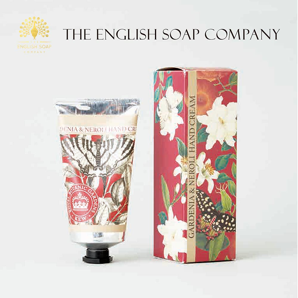 【THE ENGLISH SOAP COMPANY】KEW GARDEN キューガーデン ハンドクリーム ＜ガーデニア＆ネロリ＞