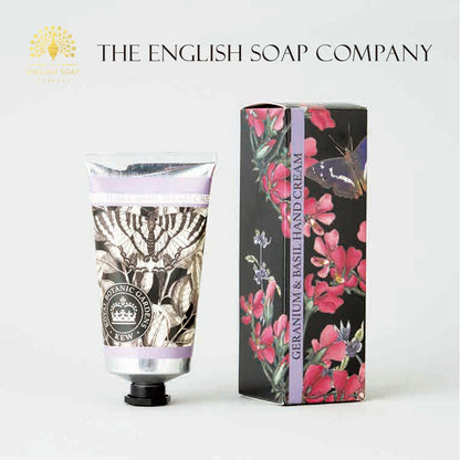 【THE ENGLISH SOAP COMPANY】KEW GARDEN キューガーデン ハンドクリーム ＜ゼラニウム＆バジル＞