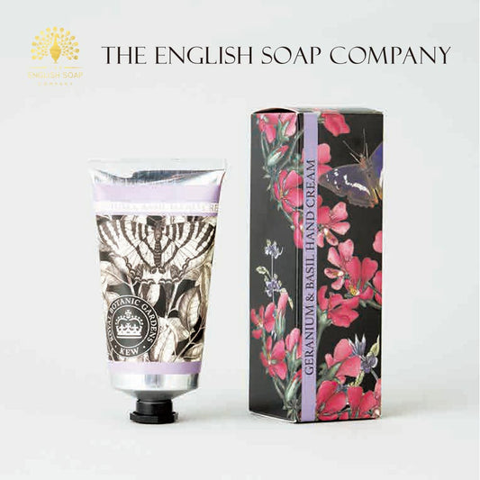 【THE ENGLISH SOAP COMPANY】KEW GARDEN キューガーデン ハンドクリーム ＜ゼラニウム＆バジル＞