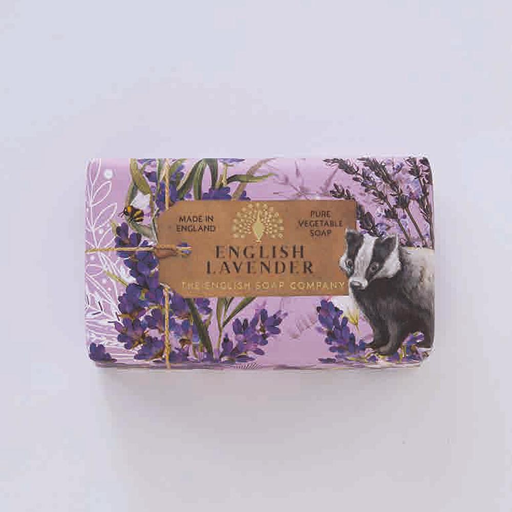 【THE ENGLISH SOAP COMPANY】Anniversary Collection ラグジュアリーシアバターソープ  ＜ラベンダーの香り＞