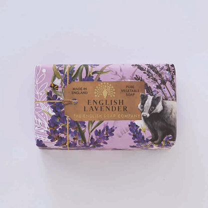 【THE ENGLISH SOAP COMPANY】Anniversary Collection ラグジュアリーシアバターソープ  ＜ラベンダーの香り＞