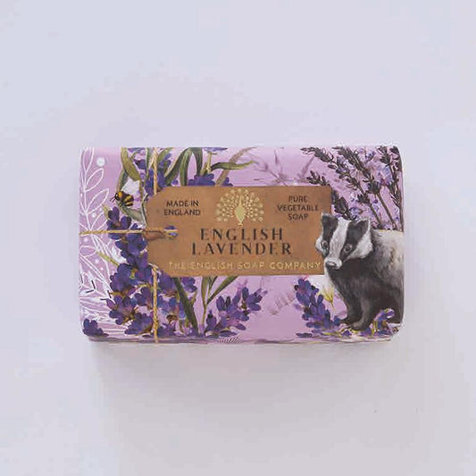 【THE ENGLISH SOAP COMPANY】Anniversary Collection ラグジュアリーシアバターソープ  ＜ラベンダーの香り＞
