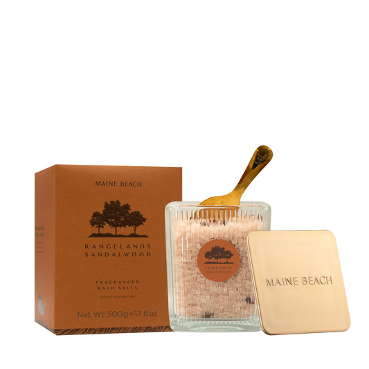 【MAINE BEACH】Bath Salt バスソルト＜レインジランズ サンダルウッドwith ベルガモット＞