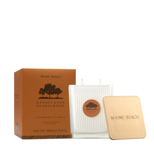 【MAINE BEACH】Fragrance Candleフレグランスキャンドル ＜レインジランズ サンダルウッドwith ベルガモット＞