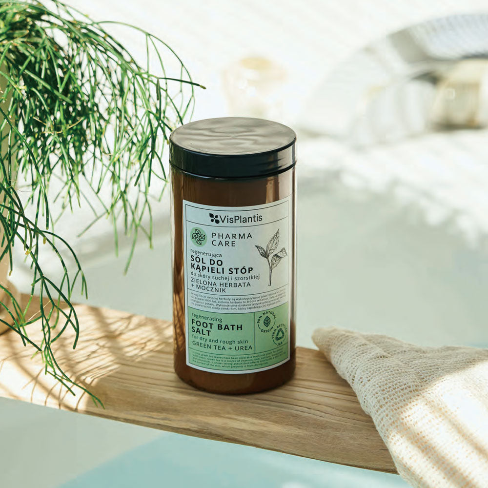 バスソルト+フットケア用品 VisPlantis】ヴィスプランティス フットバスソルト ＜GREEN TEA+UREA