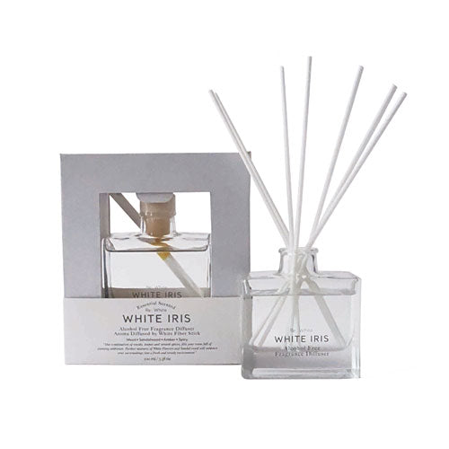 Re; White リホワイト Fiber & Alcohol Free Diffuser M ファイバー＆アルコールフリーディフューザーM WHITE IRIS ホワイトアイリス
