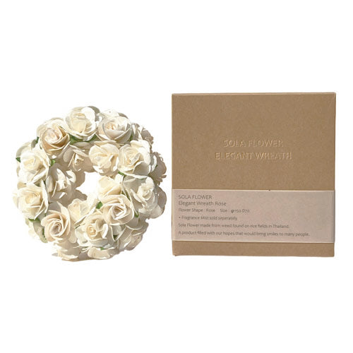 【New】Sola Flower Elegant Wreath ソラフラワーエレガントリース Rose ローズ