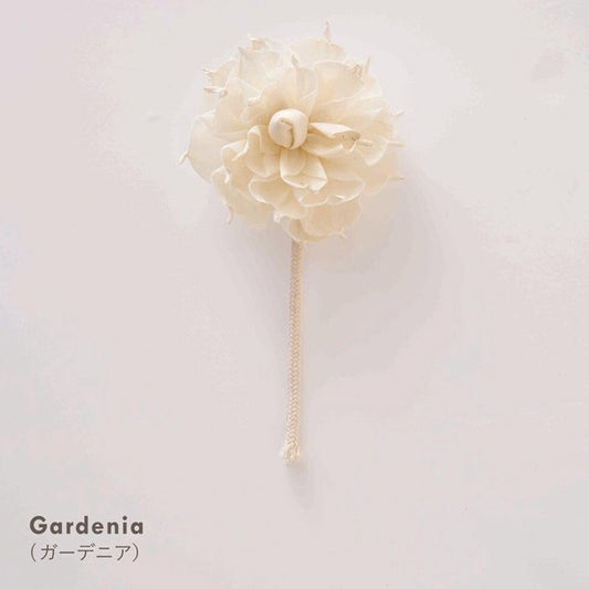 【Sola Flower KIT＆DIY COLLECTION】ソラフラワー with ロープ・花の形：Gardenia ガーデニア
