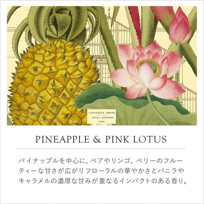 【THE ENGLISH SOAP COMPANY】KEW GARDEN キューガーデン ハンドクリーム ＜パイナップル＆ピンクロータス＞