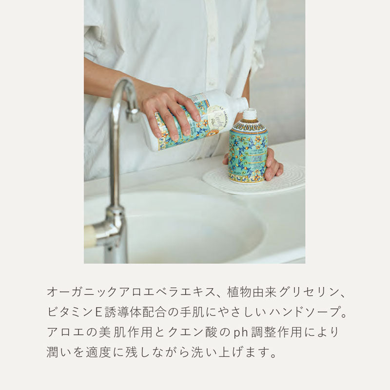 【Rudy】ハンドウォッシュ&ハンドクリームセット  ＜アマルフィピオニーの香り＞