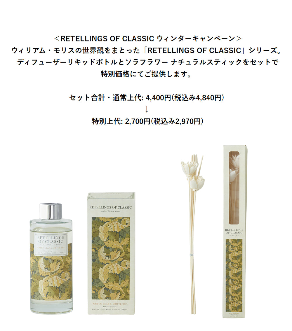 ＜特別キャンペーン＞ RETELLINGS OF CLASSIC Art by William Morris：ACANTHUS