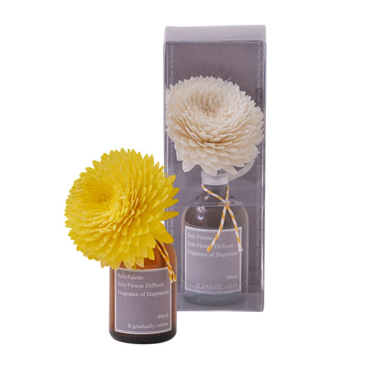 【SOLA Palette ソラパレット】ソラフラワーディフューザー イエローポムグラネイト