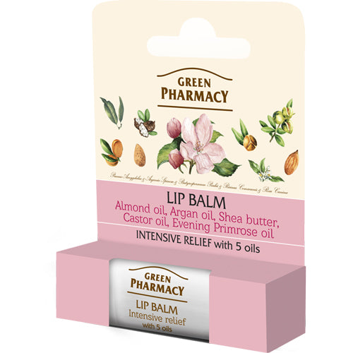Elfa Pharm エルファファーム Green Pharmacy グリーンファーマシー Lip Balm リップバーム 5oils intensive releif 5オイルミックス
