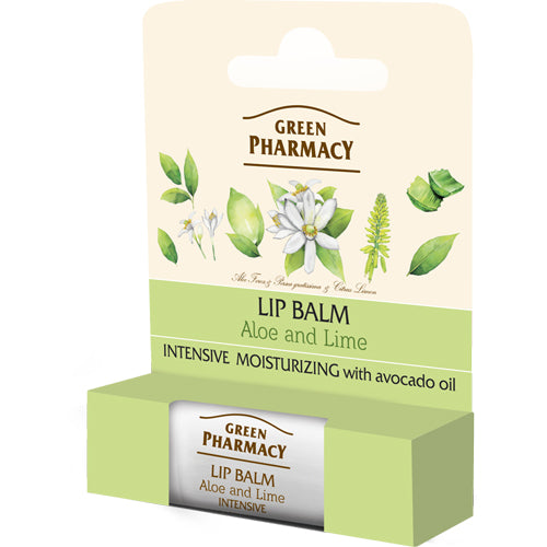 Elfa Pharm エルファファーム Green Pharmacy グリーンファーマシー Lip Balm リップバーム Aloe & Lime アロエ&ライム