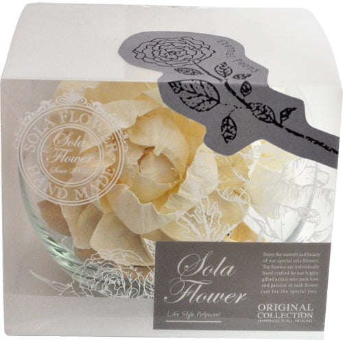 【リニューアル】Sola Flower ソラフラワー Glass Bowl グラスボウル Eternal Peony エターナル ピオニー