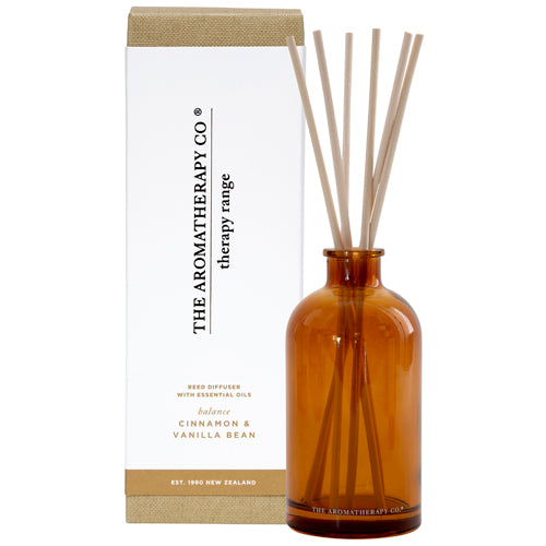 Therapy Range セラピーレンジ Essential Oil Diffuser エッセンシャルオイル ディフューザー(リードディフューザー) Cinnamon & Vanilla Beans シナモン&バニラビーンズ Balance(バランス/調和)