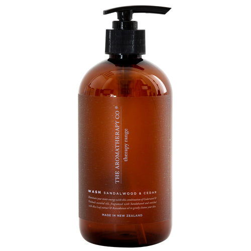 Therapy Range セラピーレンジ Hand & Body Wash ハンド&ボディウォッシュ Sandalwood & Cedar サンダルウッド&シダー Strengthen (ストレングスン/強化)