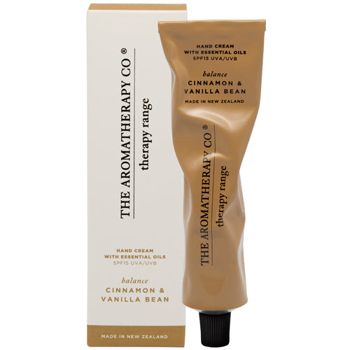 Therapy Range セラピーレンジ Hand Cream ハンドクリーム Cinnamon & Vanilla Beans シナモン&バニラビーンズ Balance(バランス/調和)