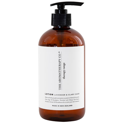 Therapy Range セラピーレンジ Hand & Body Lotion ハンド&ボディローション Lavender & Clary Sage ラベンダー&クラリセージ Relax(リラックス/寛ぐ)
