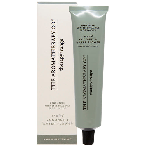 Therapy Range セラピーレンジ Hand Cream ハンドクリーム Coconut&Water Flower ココナッツ&ウォーターフラワー Unwind (アンワインド/くつろぎ)